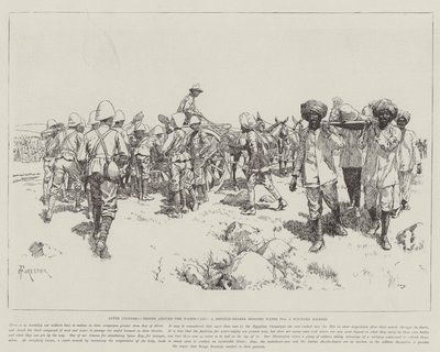 Après Colenso, les troupes autour du chariot d